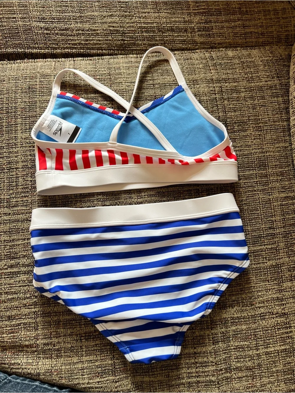 Speedo red white